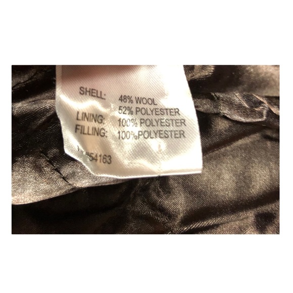 Calvin Klein Red Wool Blend Hooded Mid-Length Toggle Coat - Picture 10 of 12